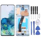 Original LCD Screen and Digitizer Full Assembly with Frame for Samsung Galaxy S20 5G SM-G981B (Blue) - 1