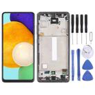 incell Material LCD Screen and Digitizer Full Assembly with Frame (Not Supporting Fingerprint Identification) for Samsung Galaxy A52 5G SM-A526 - 1