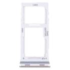 For Samsung Galaxy M52 5G SM-M526B Original SIM Card Tray + SIM Card Tray / Micro SD card tray (White) - 1