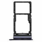 For Samsung Galaxy A73 5G SM-A736B Original SIM Card Tray + SIM Card Tray / Micro SD Card Tray (Black) - 1