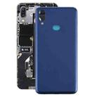 For Galaxy A10s Battery Back Cover with Side Keys (Blue) - 1