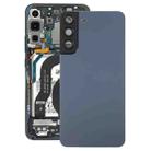 For Samsung Galaxy S22+ 5G SM-S906B Battery Back Cover with Camera Lens Cover (Blue) - 1