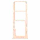 For Samsung Galaxy A13 SM-A135 Original SIM Card Tray + SIM Card Tray + Micro SD Card Tray (Pink) - 1