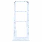 For Samsung Galaxy A04s SM-A047F Original SIM Card Tray + SIM Card Tray + Micro SD Card Tray (White) - 1