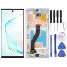 TFT LCD Screen For Samsung Galaxy Note10 SM-N970 Digitizer Full Assembly with Frame,Not Supporting Fingerprint Identification(Silver) - 1