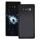 For Galaxy Note 8 Back Cover with Camera Lens Cover (Black) - 1