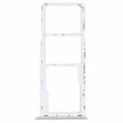 For Samsung Galaxy M42 5G SM-A436B Original SIM Card Tray + SIM Card Tray + Micro SD card tray (Silver) - 1