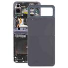 For Samsung Galaxy Z Flip4 SM-F721B Battery Back Cover with Camera Lens Cover(Black) - 1