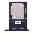 For Samsung Galaxy A54 SM-A546 Original SIM Card Tray + Micro SD Card Tray (Blue) - 1