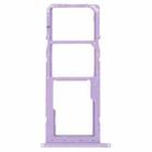 For Samsung Galaxy M04 SM-M045F Original SIM Card Tray + SIM Card Tray + Micro SD Card Tray (Purple) - 1