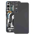 For Samsung Galaxy S23 SM-S911B OEM Glass Battery Back Cover with Camera Lens Cover(Black) - 1