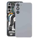 For Samsung Galaxy S23+ SM-S916B OEM Glass Battery Back Cover with Camera Lens Cover(Grey) - 1