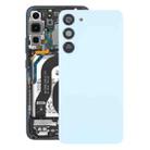 For Samsung Galaxy S23+ SM-S916B OEM Glass Battery Back Cover with Camera Lens Cover(Blue) - 1