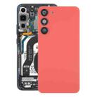 For Samsung Galaxy S23+ SM-S916B OEM Glass Battery Back Cover with Camera Lens Cover(Red) - 1