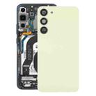 For Samsung Galaxy S23+ SM-S916B OEM Glass Battery Back Cover with Camera Lens Cover(Yellow) - 1