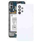 For Samsung Galaxy A73 5G SM-A736B Original Battery Back Cover with Camera Lens Cover(White) - 1