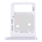 For Samsung Galaxy Tab S8+ SM-X800 Original SIM Card Tray + Micro SD Card Tray (Silver) - 1