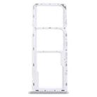 For Samsung Galaxy A22 5G SM-A226B Original SIM Card Tray + SIM Card Tray + Micro SD Card Tray (Silver) - 1