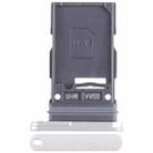 For Samsung Galaxy S23 FE SM-S711B Original SIM Card Tray (Silver) - 1