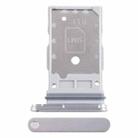 For Samsung Galaxy S24 / S24+ 5G Original  SIM + SIM Card Tray (White) - 1