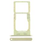 For Samsung Galaxy A25 5G SM-A256B Original SIM Card Tray + SIM Card Tray / Micro SD Card Tray (Green) - 1