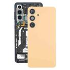 For Samsung Galaxy S24 SM-S921B OEM Battery Back Cover with Camera Lens Cover(Yellow) - 1