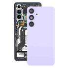 For Samsung Galaxy S24+ SM-S926B OEM Battery Back Cover with Camera Lens Cover(Light Purple) - 1