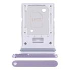 For Samsung Galaxy A55 SM-A556B Original SIM Card Tray + SIM / Micro SD Card Tray (Purple) - 1