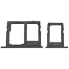 For Samsung Galaxy J6 2018 SM-J600 SIM Card Tray + SIM + Micro SD Card Tray (Black) - 1