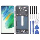 For Samsung Galaxy S21 FE 5G SM-G990B Original LCD Screen Digitizer Full Assembly with Frame (Black) - 1