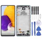 For Samsung Galaxy A72 4G SM-A725 6.43 inch OLED LCD Screen Digitizer Full Assembly with Frame (Blue) - 1