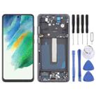 For Samsung Galaxy S21 FE 5G SM-G990B 6.43 inch EU Version OLED LCD Screen Digitizer Full Assembly with Frame (Black) - 1