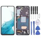 For Samsung Galaxy S22 5G SM-S901B EU Version TFT LCD Screen Digitizer Full Assembly with Frame (Black) - 1