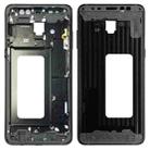 For Galaxy A8+ (2018), A730F, A730F/DS Front Housing LCD Frame Bezel Plate (Black) - 1