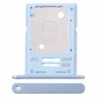 For Samsung Galaxy M15 SM-M156B Original SIM Card Tray + SIM Card Tray / Micro SD Card Tray (Blue) - 1