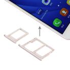 For Galaxy J5 Prime / G570 & J7 Prime / G610 SIM Card Tray + Micro SD & SIM Card Tray (Gold) - 1