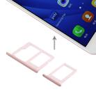 For Galaxy J5 Prime / G570 & J7 Prime / G610 SIM Card Tray + Micro SD & SIM Card Tray (Rose Gold) - 1