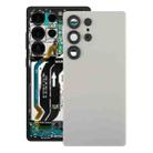 For Samsung Galaxy S25 Ultra SM-S938 OEM Battery Back Cover with Camera Lens Cover(Silver) - 1