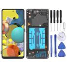 For Samsung Galaxy A51 5G SM-A516 6.43 inch OLED LCD Screen Digitizer Full Assembly with Frame (Black) - 1