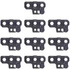 For Samsung Galaxy S25 Ultra SM-S938B 10pcs Rear Camera Lens Cover (Black) - 1