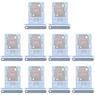For Samsung Galaxy M35 5G SM-M356B 10pcs Original SIM + SIM / Micro SD Card Tray (Blue) - 1
