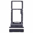 For Samsung Galaxy Tab Active5 5G SM-X306 Original SIM Card Tray + Micro SD Card Tray (Black) - 1