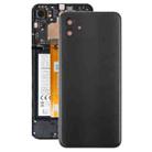 For Samsung Galaxy A04 SM-A045F Back Cover with Camera Lens Cover(Black) - 1