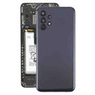 For Samsung Galaxy A13 SM-A135F Back Cover with Camera Lens Cover(Black) - 1