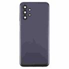 For Samsung Galaxy A13 SM-A135F Back Cover with Camera Lens Cover(Black) - 2