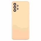 For Samsung Galaxy A13 SM-A135F Back Cover with Camera Lens Cover(Orange) - 2