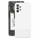 For Samsung Galaxy A13 SM-A135F Back Cover with Camera Lens Cover(White) - 1
