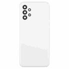 For Samsung Galaxy A13 SM-A135F Back Cover with Camera Lens Cover(White) - 2