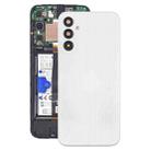 For Samsung Galaxy A14 SM-A145F Back Cover with Camera Lens Cover(Silver) - 1
