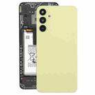 For Samsung Galaxy A15 SM-A155F Back Cover with Camera Lens Cover(Yellow) - 1